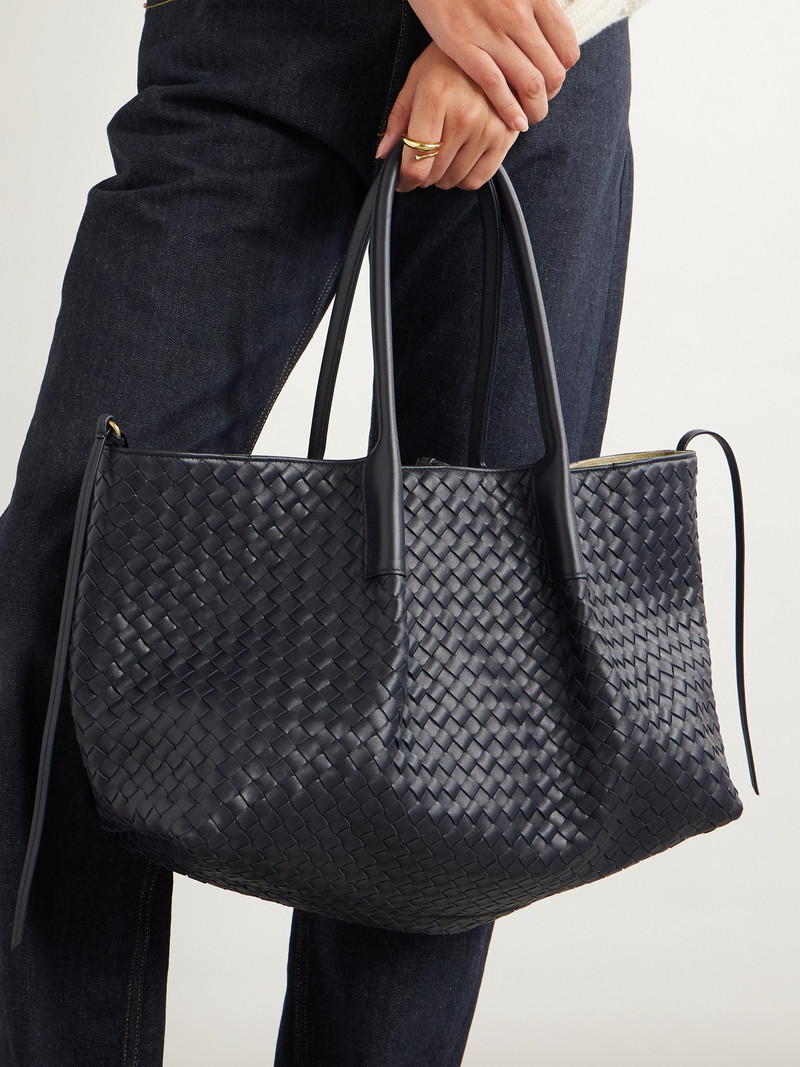 Bottega Veneta Pinacoteca Reversible Intrecciato Leather Tote outlook