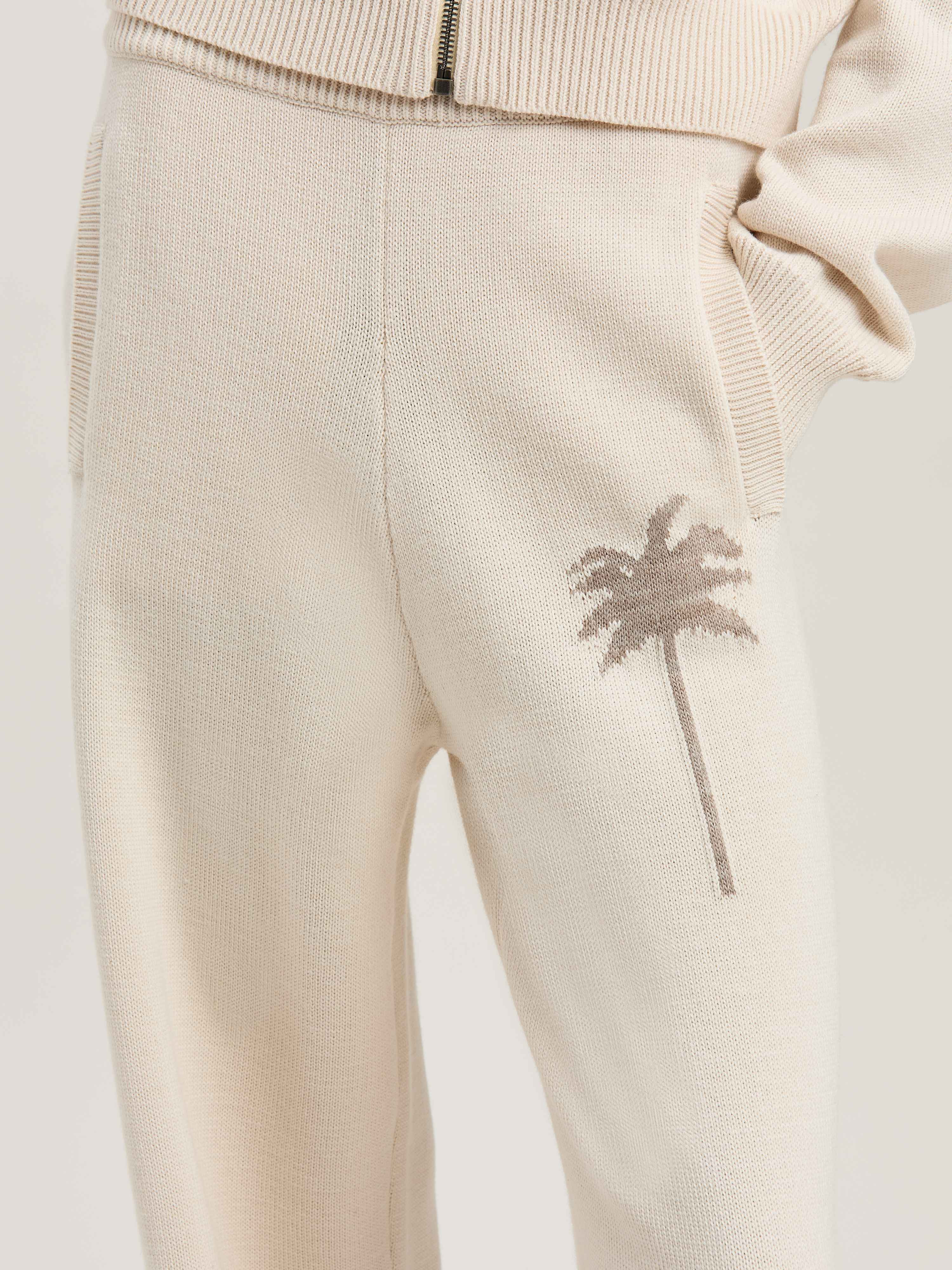 Palm Inlay Track knit jacket - 6