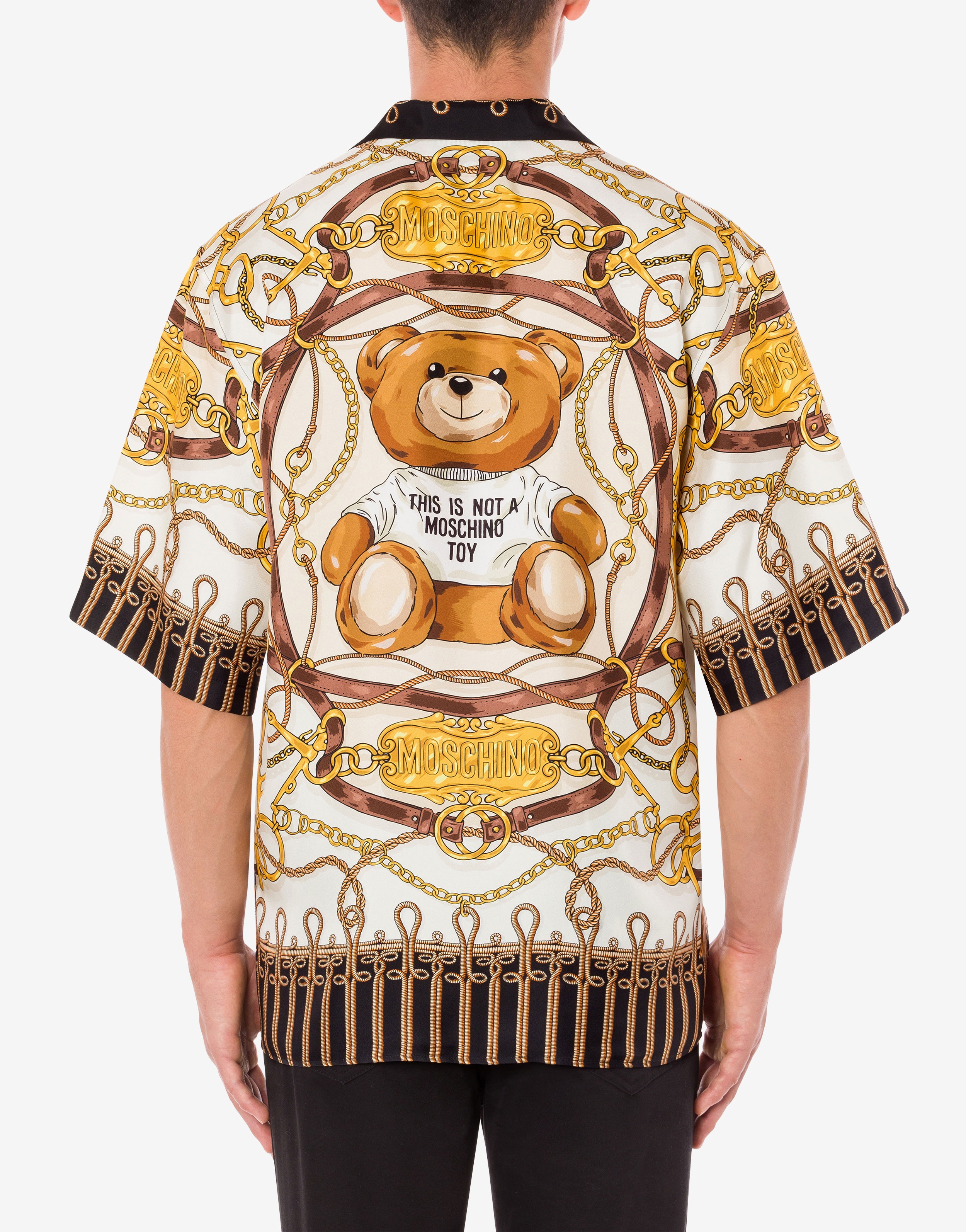 MILITARY TEDDY SCARF TWILL SHIRT - 3