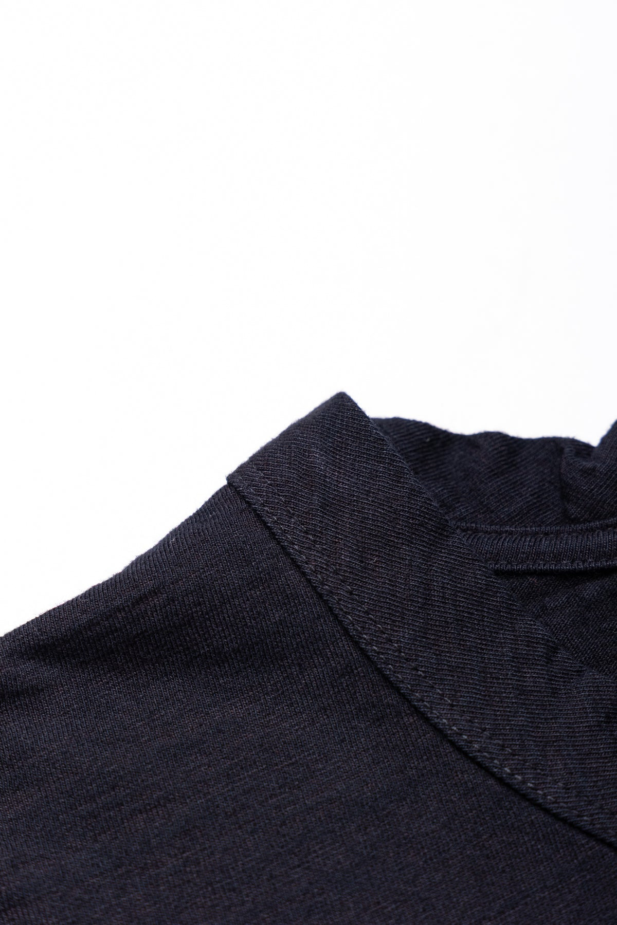 Indigo Jersey Crew Neck T-shirt - Indigo x Black - 7