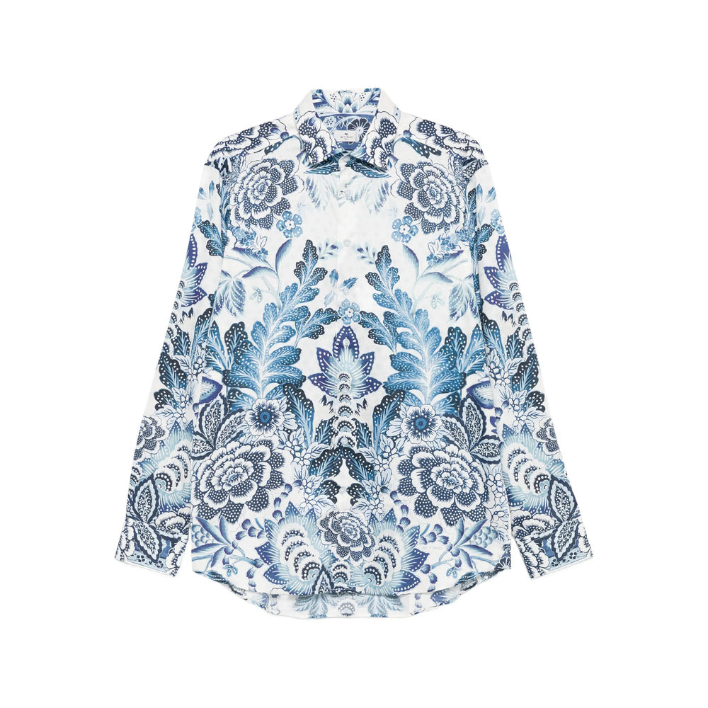 Etro Blue Shirts Men - 1