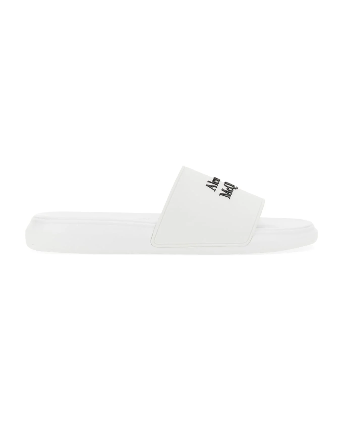 Rubber Sandals With Logo - 1