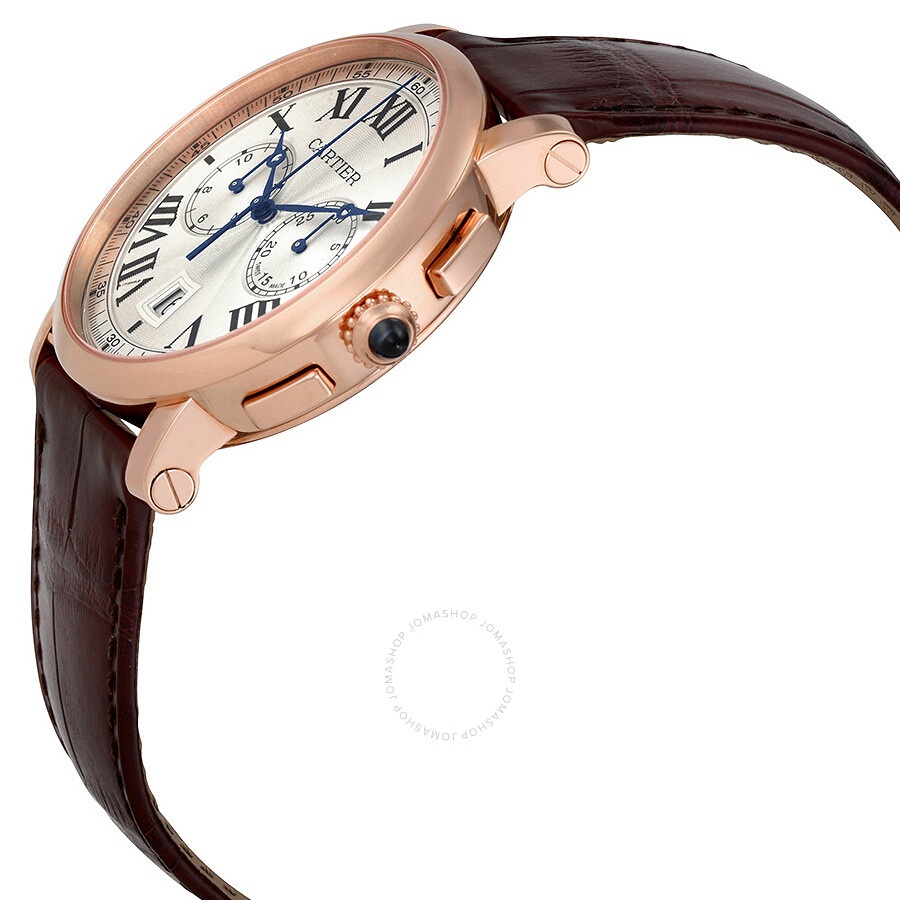 Cartier Rotonde Silver Sunday Dial 18kt Pinks Gold Men's Watch W1556238 - 2