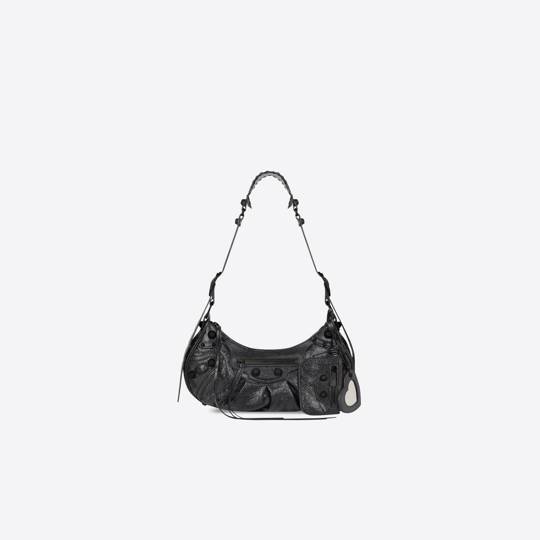 Women's Le Cagole Small Shoulder Bag in Black - 1