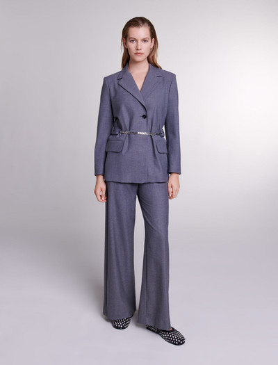 maje Suit jacket with chain belt outlook