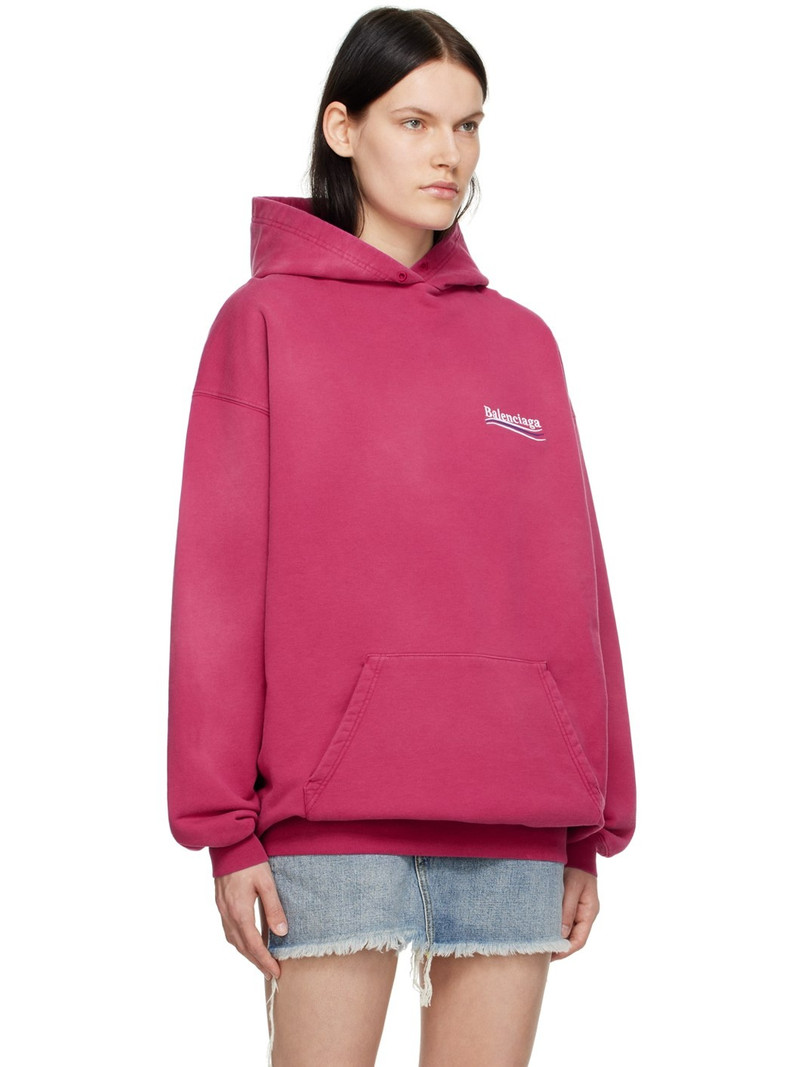 Pink Embroidered Hoodie 2