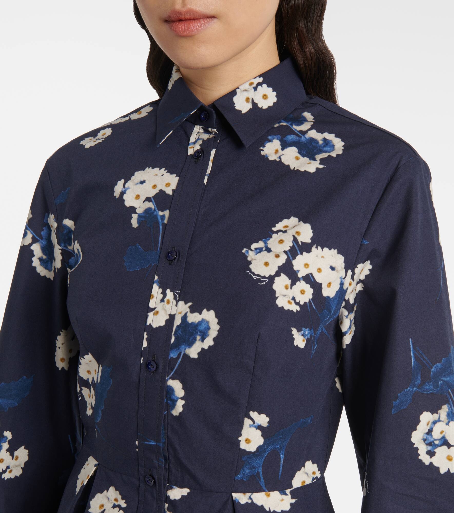 Cotton shirt dress - 4