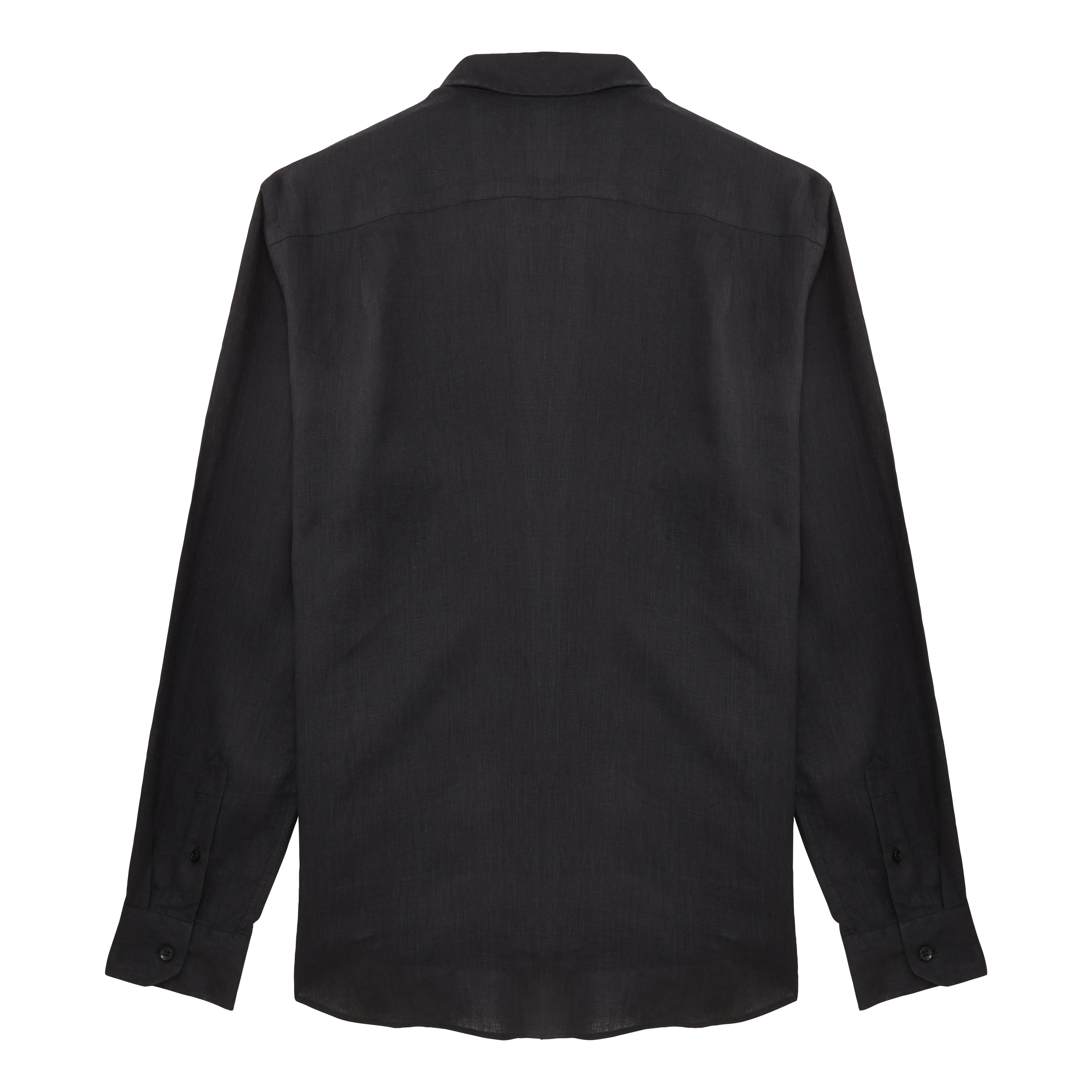 Men Linen Shirt Solid - 2