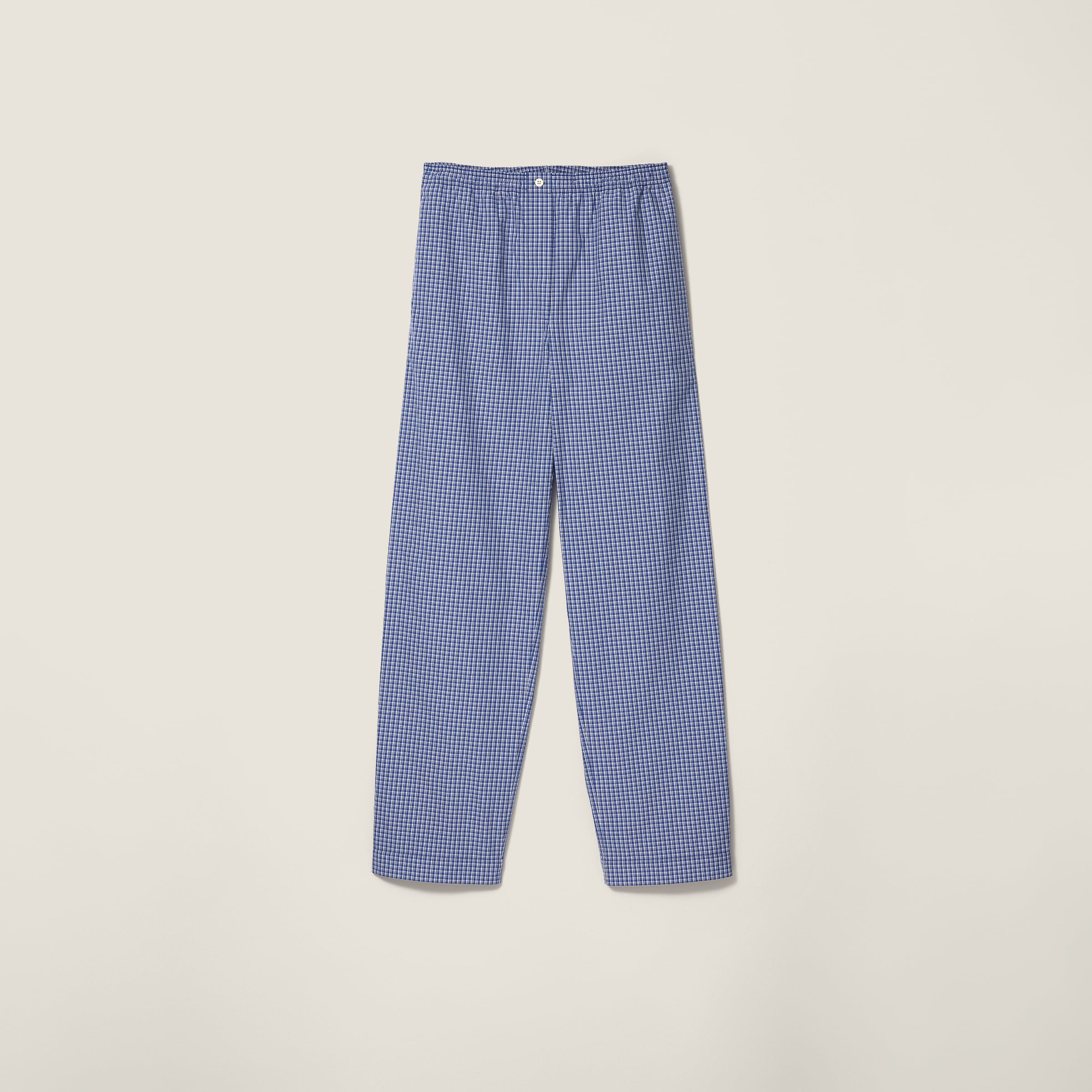 Checked pajama pants - 1