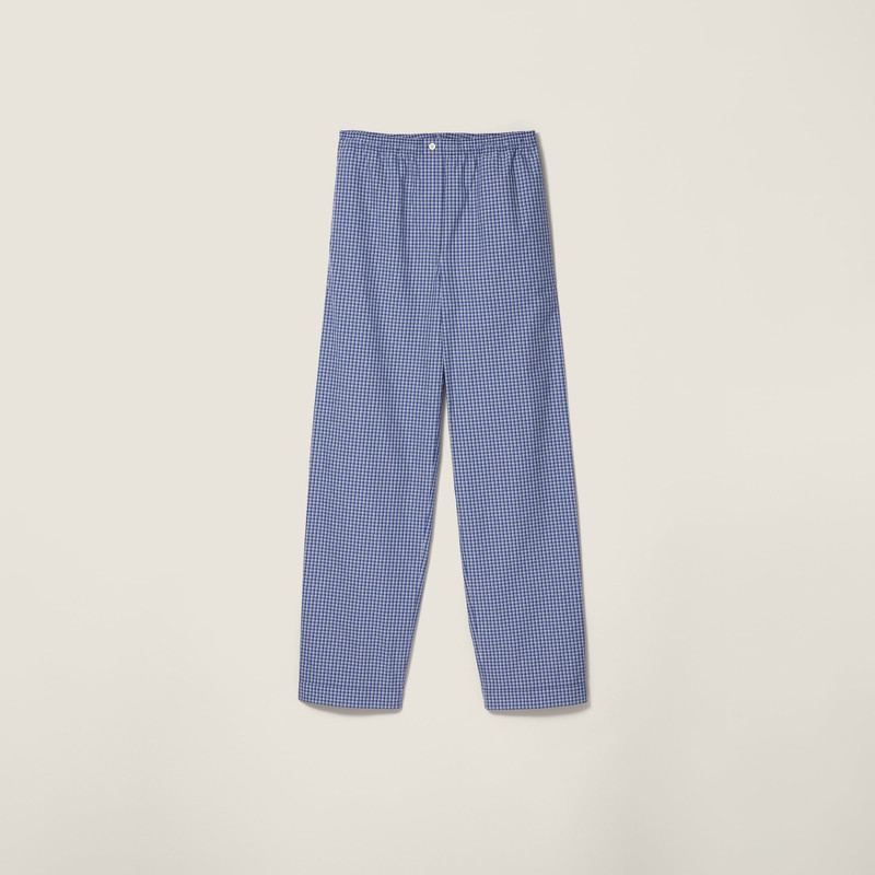 Checked pajama pants 1