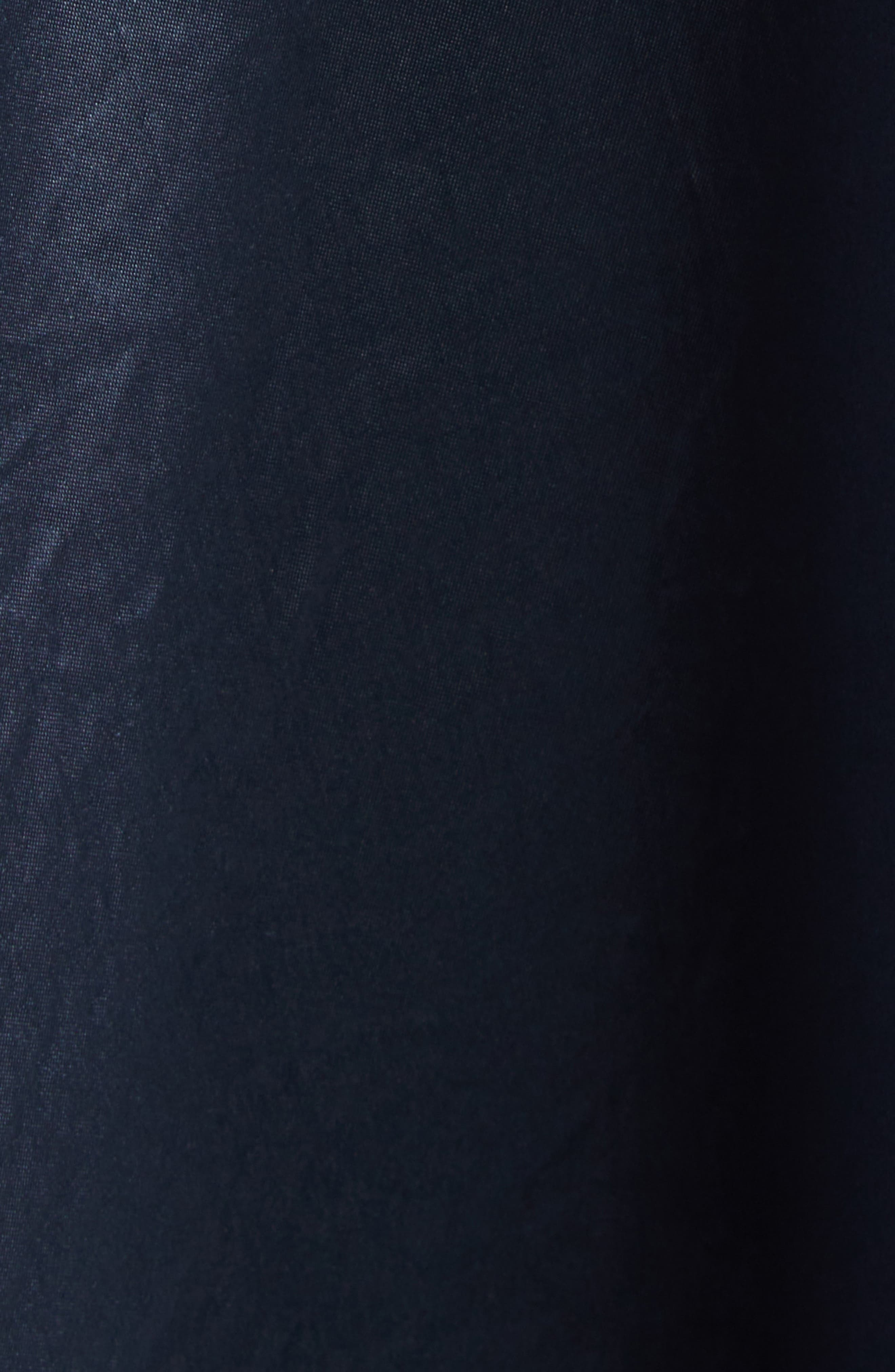 Acne Studios Doyla Lace Trim Crinkled Satin Asymmetric Dress in Petrol Blue at Nordstrom - 6
