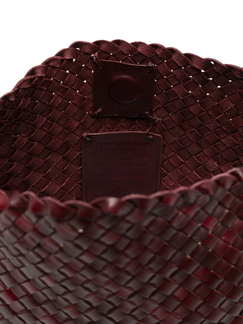 Dragon Diffusion Woven-leather Tote Bag 4