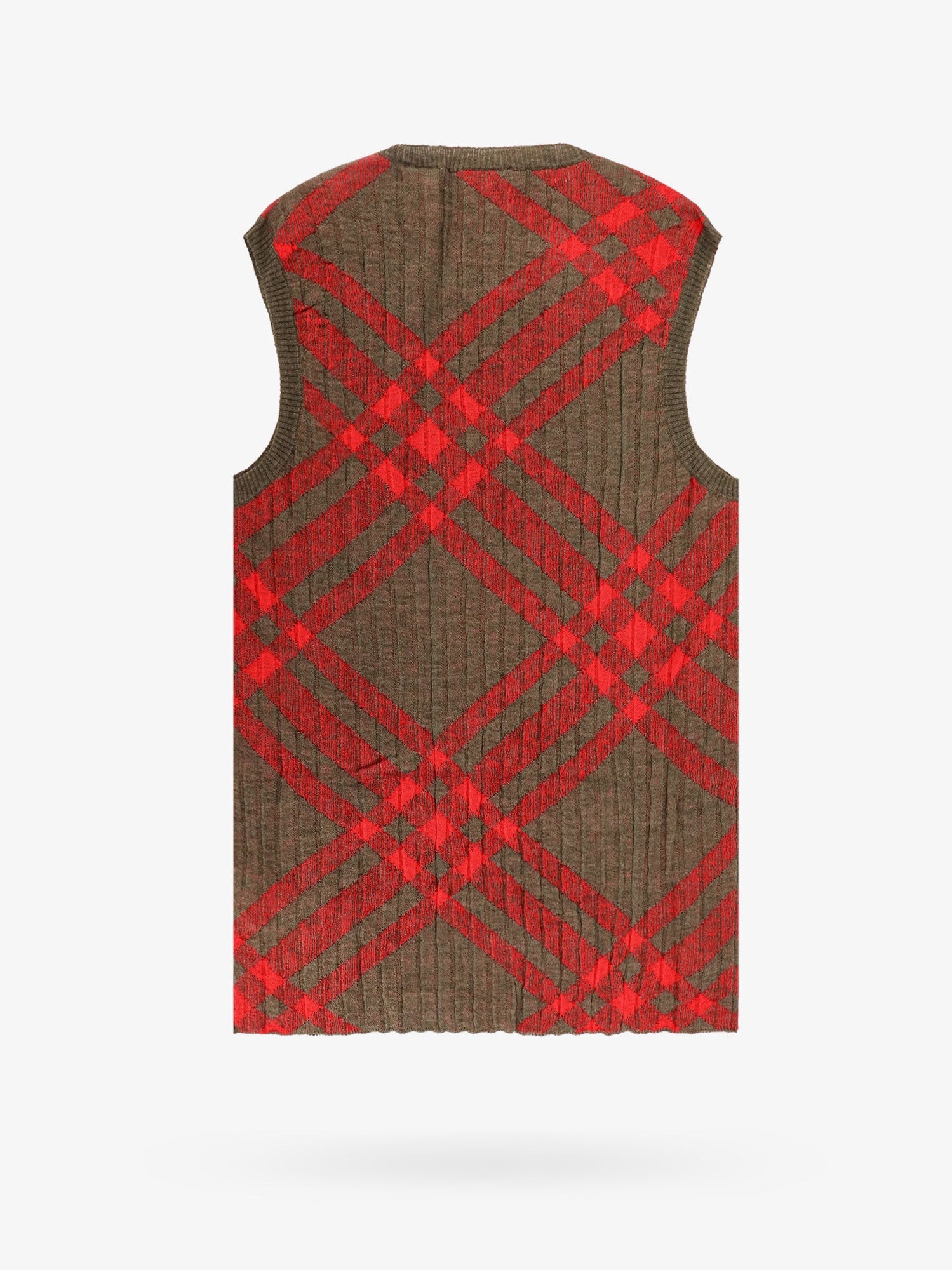 Burberry Woman Vest Woman Red Knitwear - 2