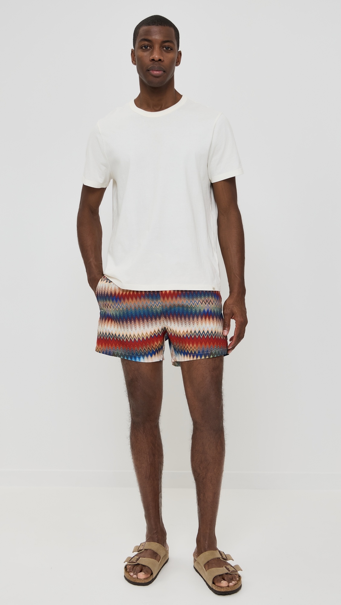 Medium Length Swim Shorts 4.25" - 4