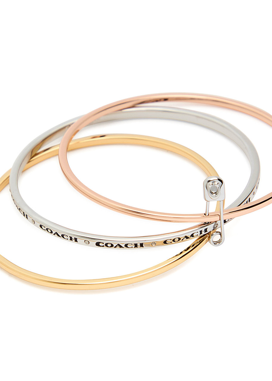 Coach Layered Tri-tone Bangle - 4
