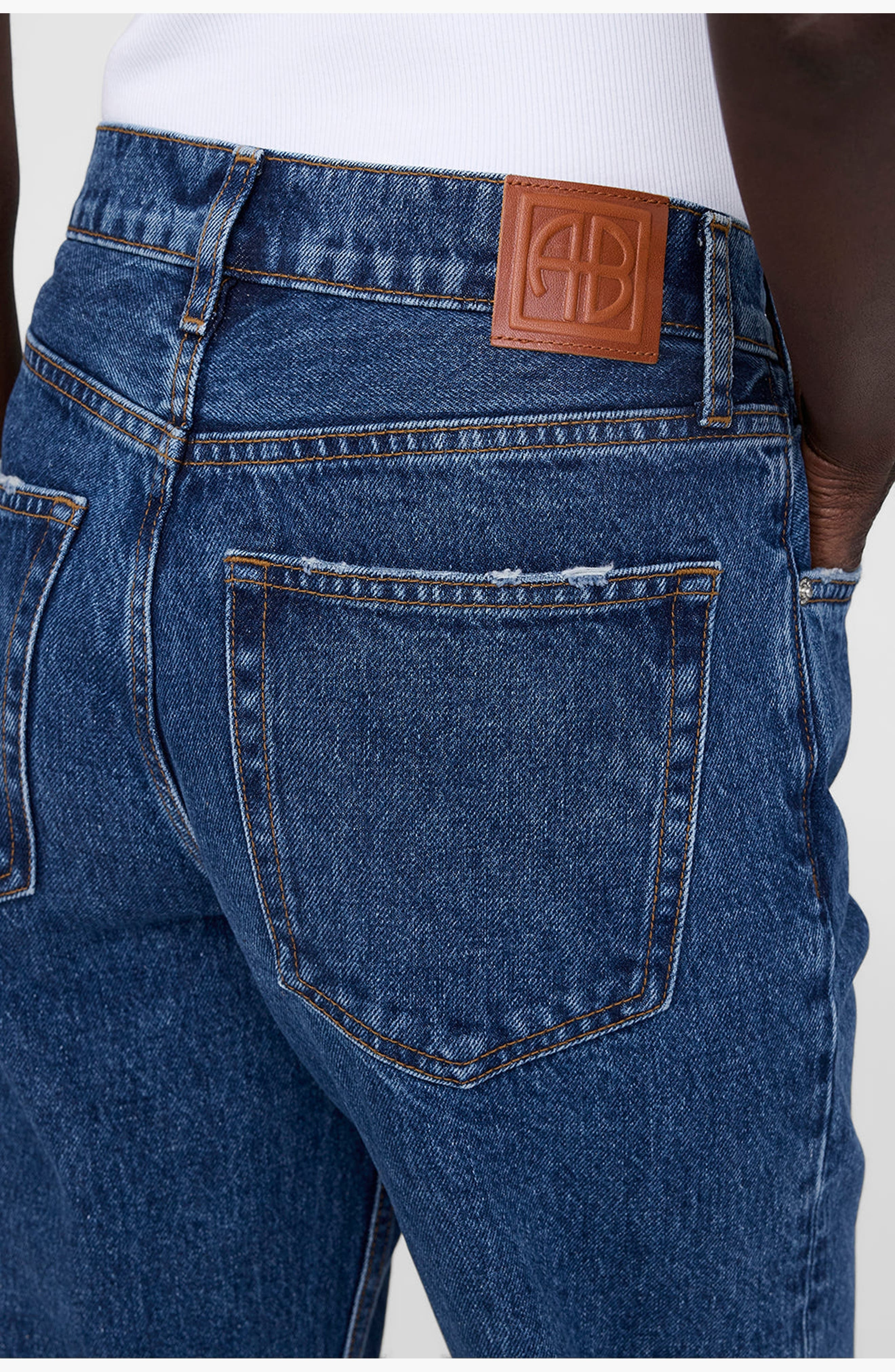 ANINE BING Roy Jean in Clean Indigo Denim at Nordstrom - 5