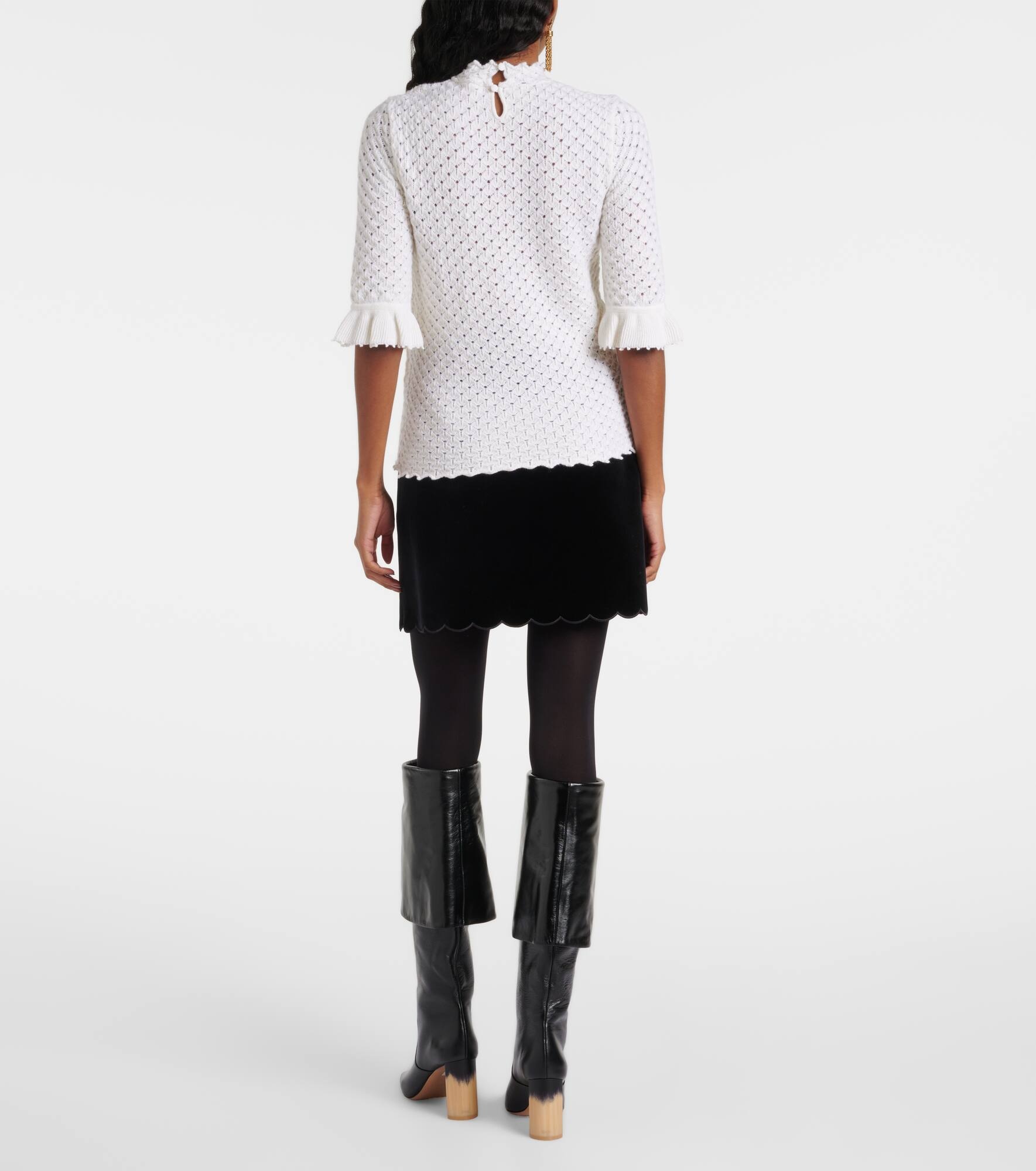 Wool and cashmere sweater - 3