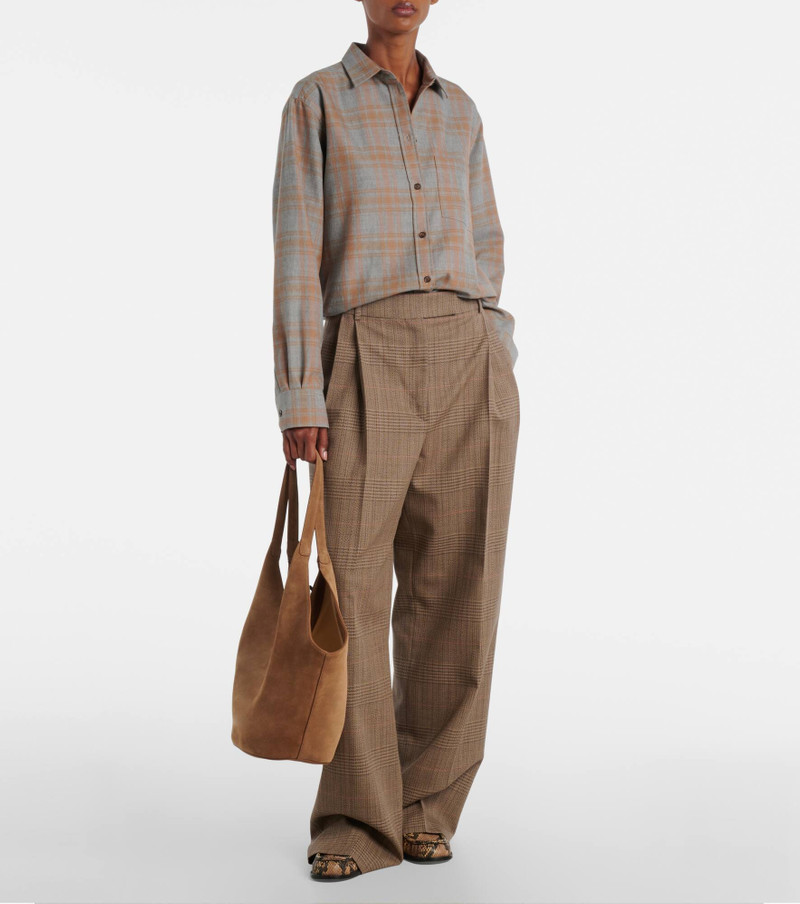 AESTHER EKME Phantom Large suede tote bag outlook