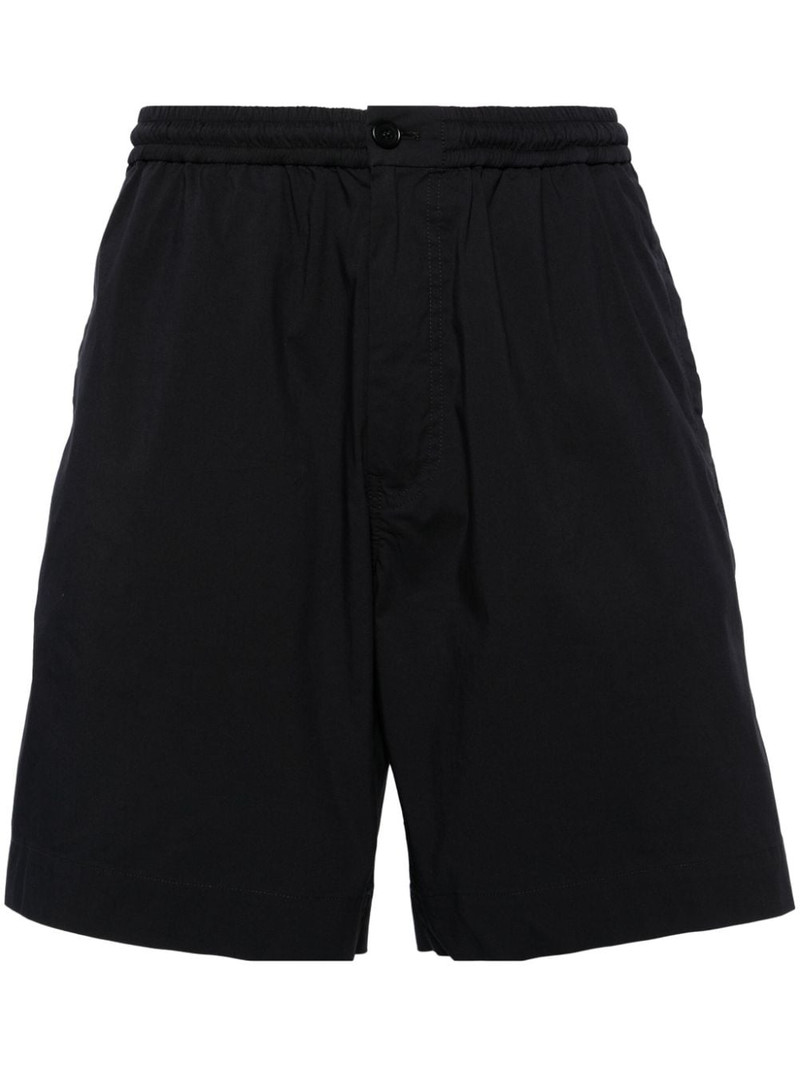 elasticated-waist poplin shorts 1