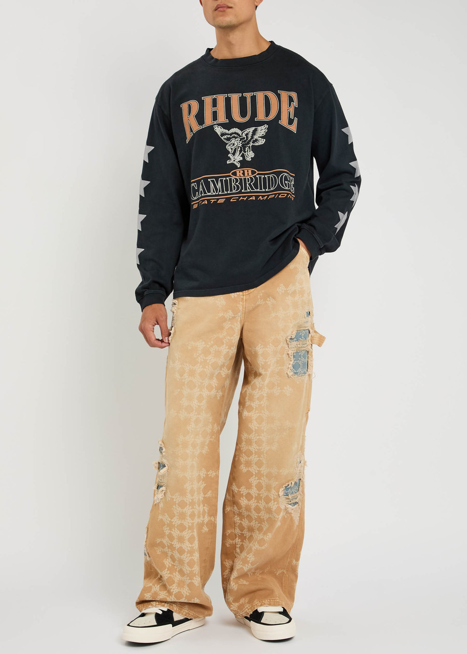 Rhude Printed Cotton top - 4
