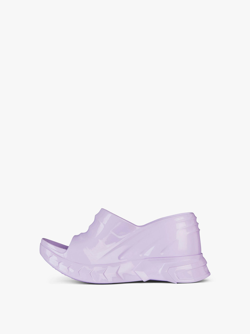 Givenchy MARSHMALLOW WEDGE SANDALS IN RUBBER outlook