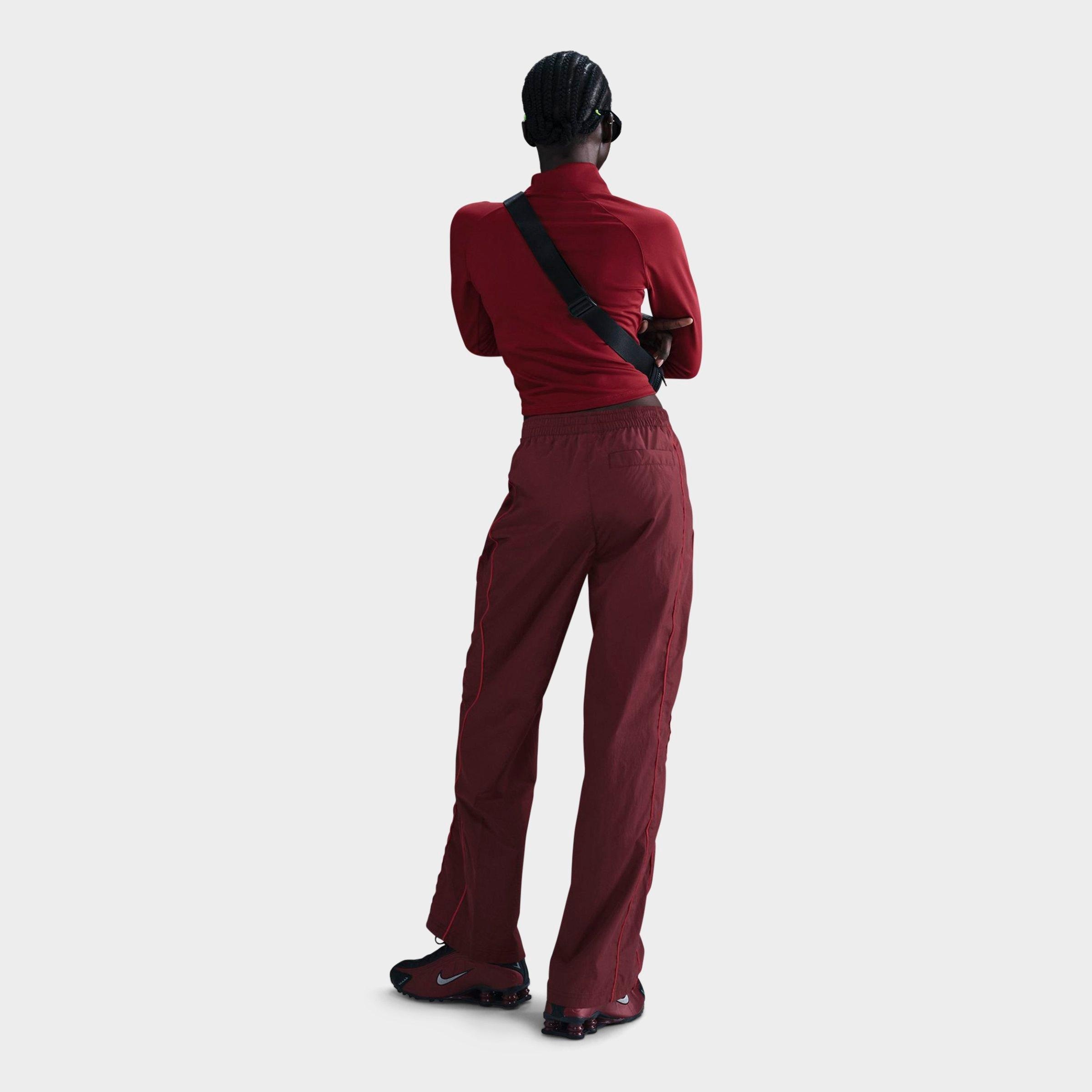 WOMEN'S NIKE WINDRUNNER HIGH-WAISTED WOVEN OPEN-HEM PANTS - 2