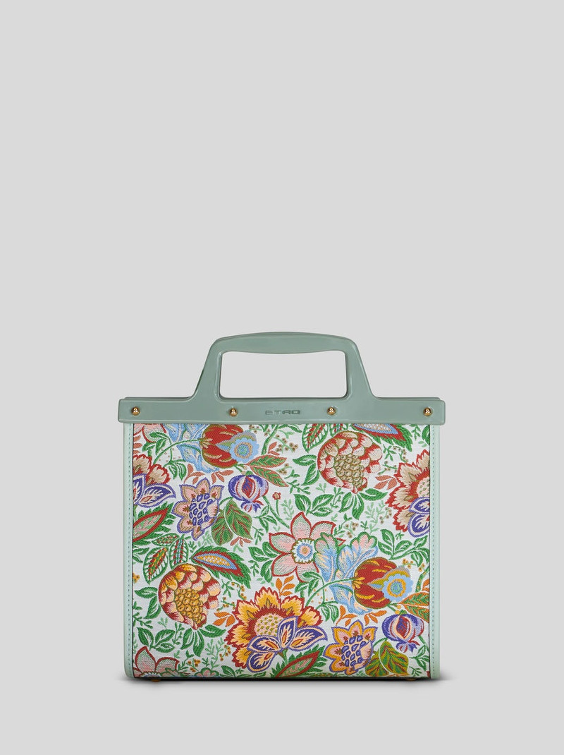 MEDIUM FLORAL JACQUARD LOVE TROTTER BAG 3