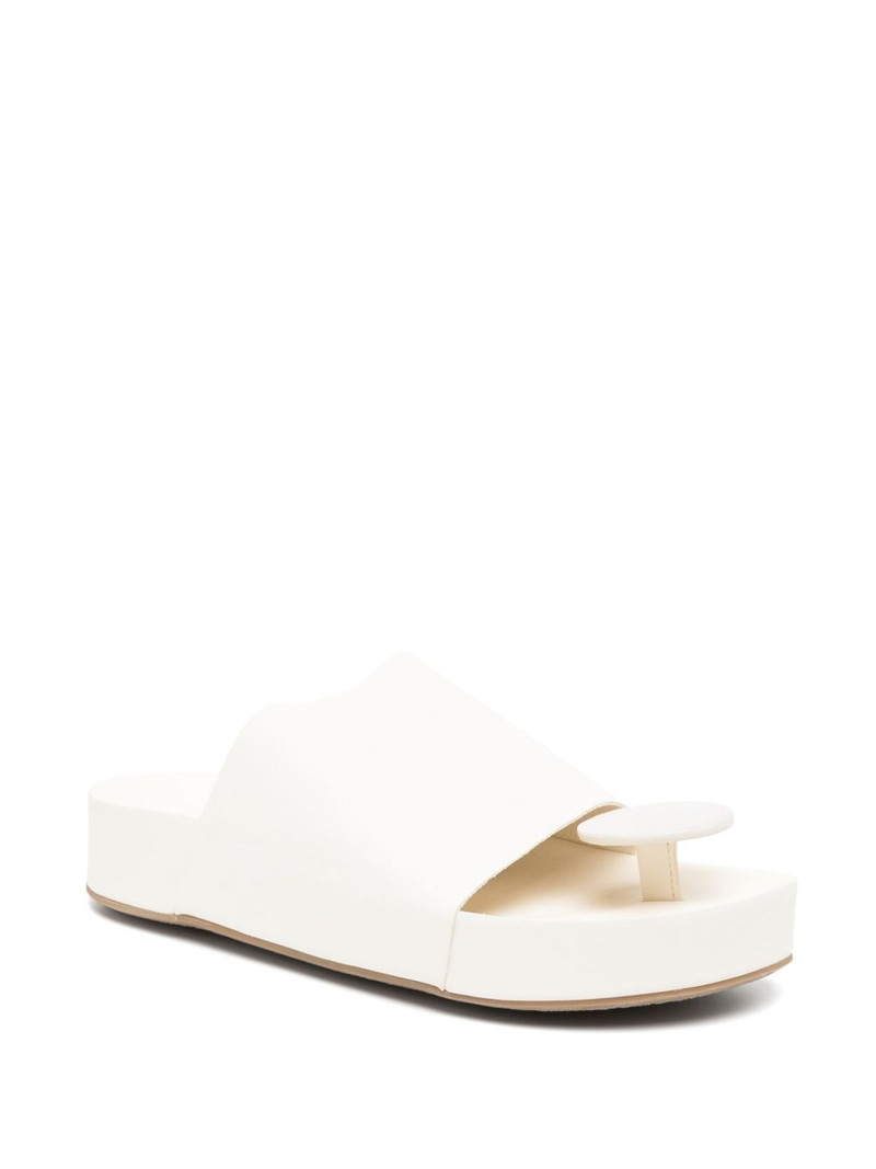 UMA WANG leather sandals outlook