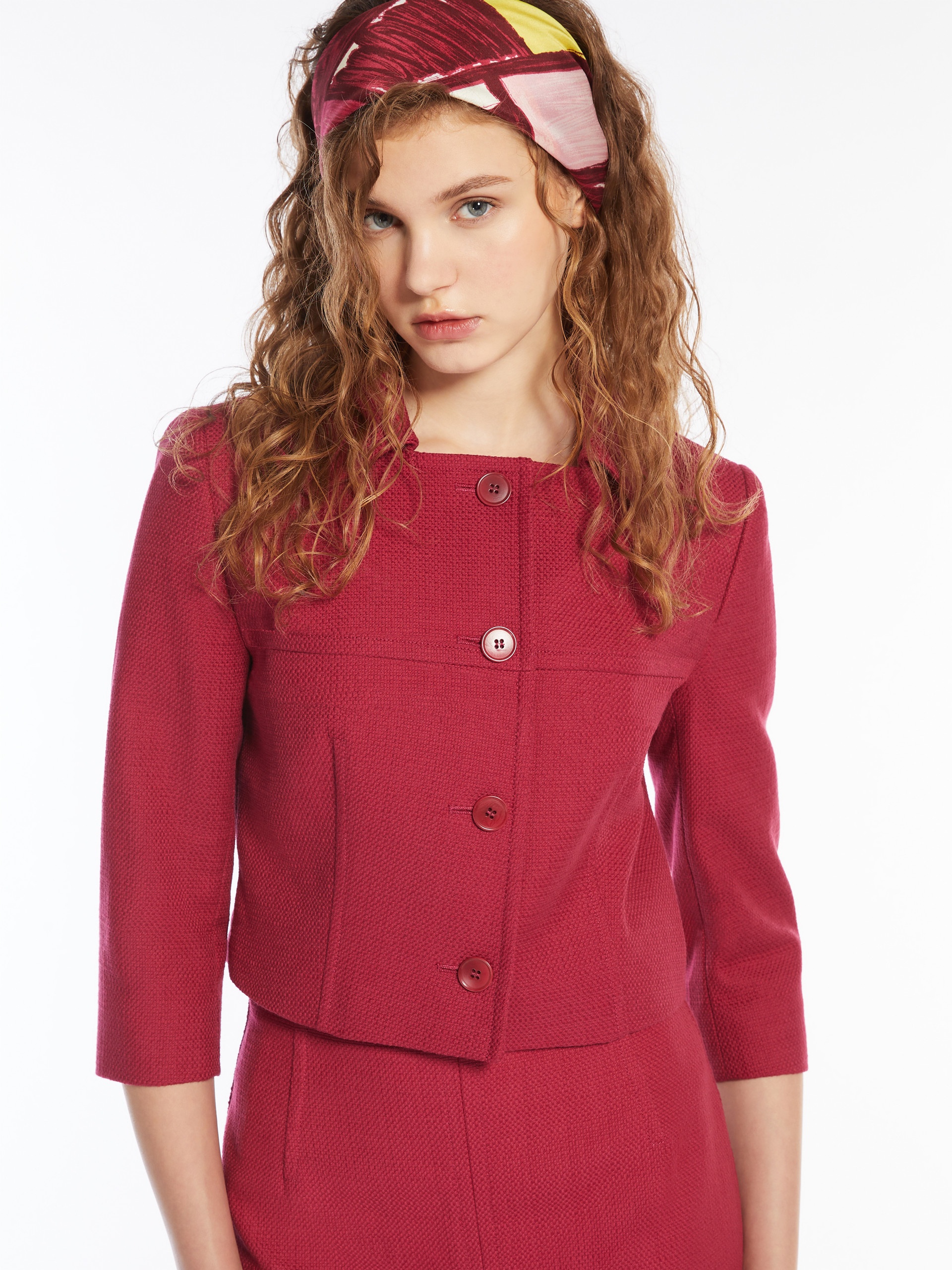 USSITA Cotton cropped jacket - 5