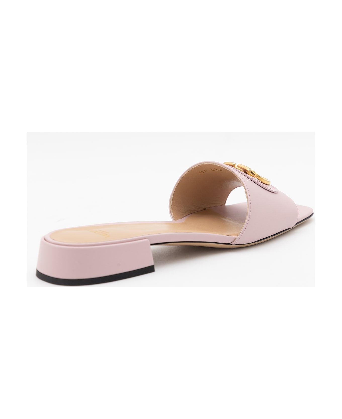 Rose Leather Flat - 2