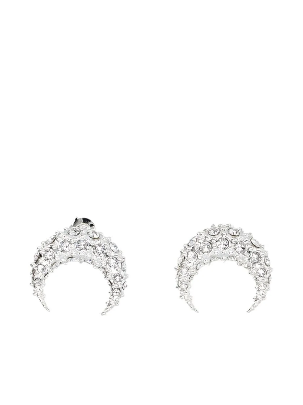 small rhinestone-embellished Moon earring - 1