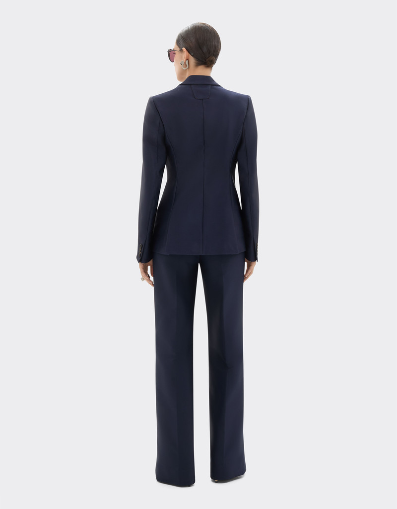 Technical gabardine trousers 4
