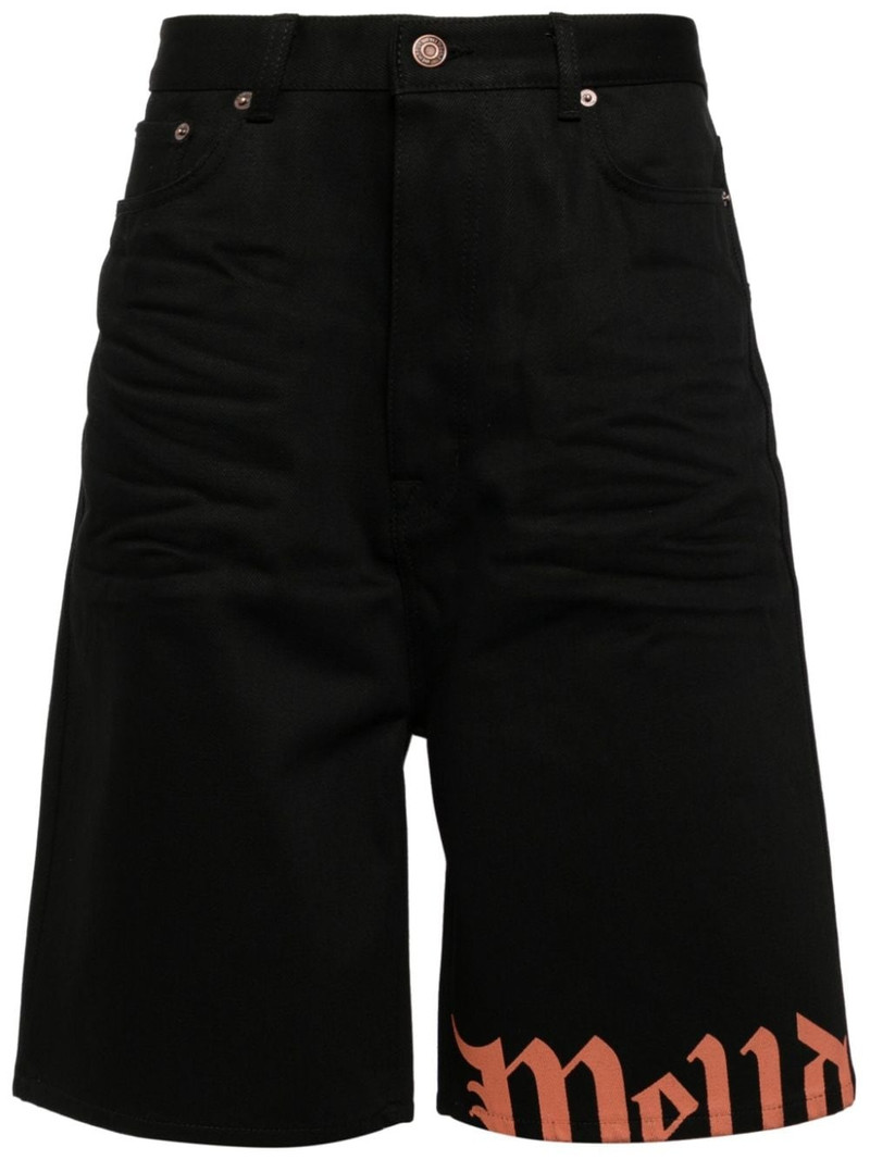logo-print bermuda shorts 1