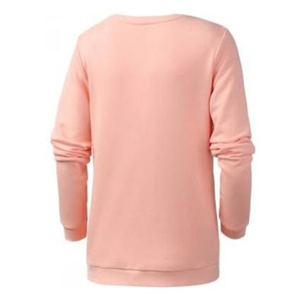 (WMNS) adidas neo CE Sweatshirt Pink/White EI4696 - 2