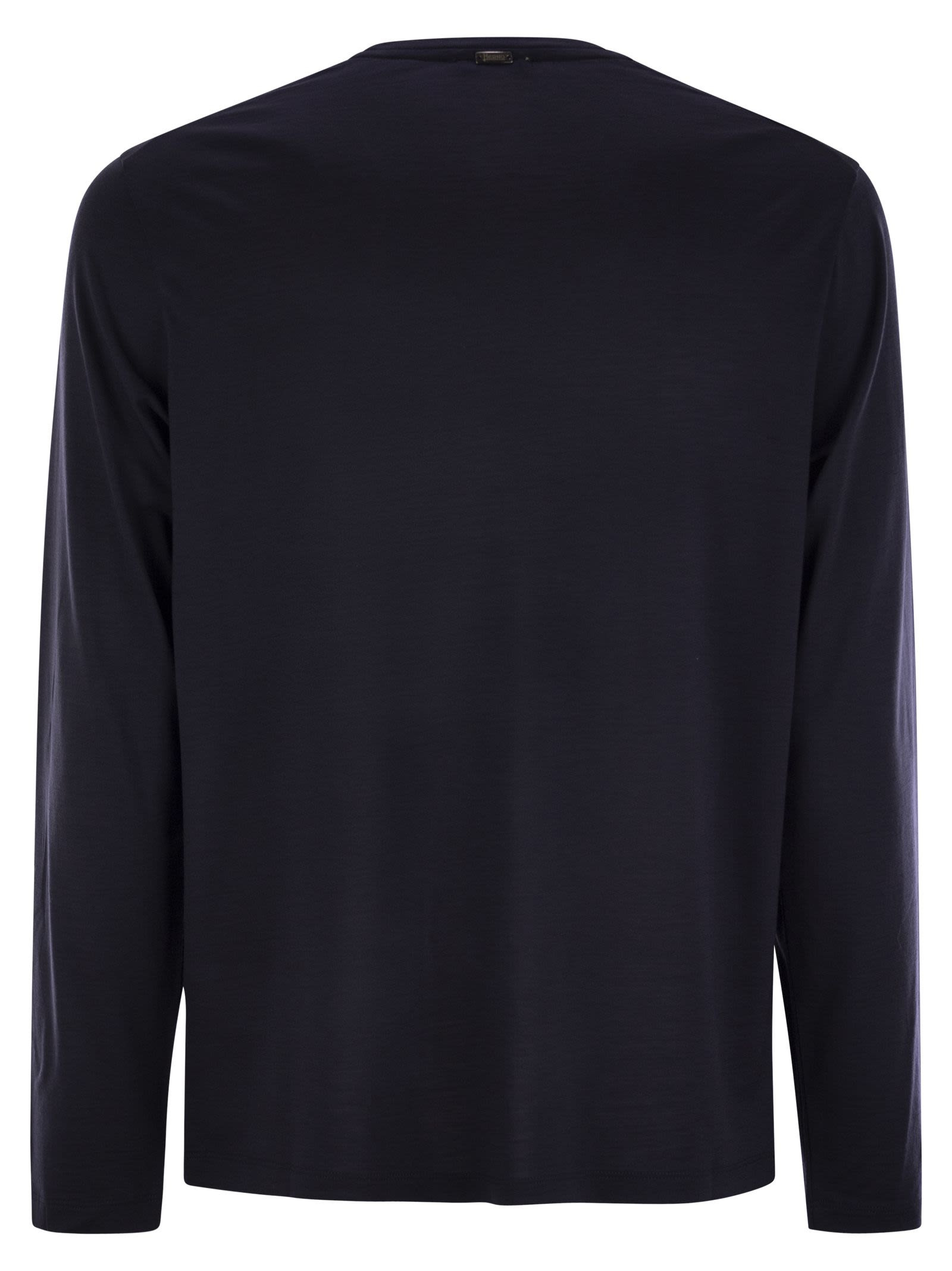 Herno Men Wool Jersey T-Shirt - 2