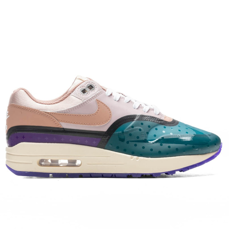 NIKE WOMEN AIR MAX 1 PREMIUM - PLUM FOG/FOSSIL ROSE/ PINK OXFORD - 1