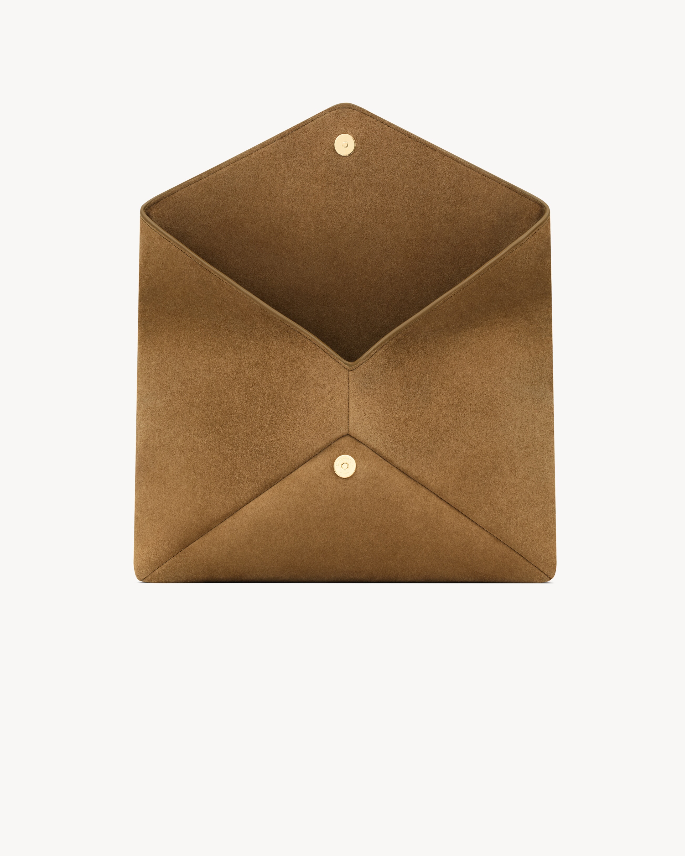 CASSANDRE LARGE ENVELOPE POUCH IN SUEDE - 4