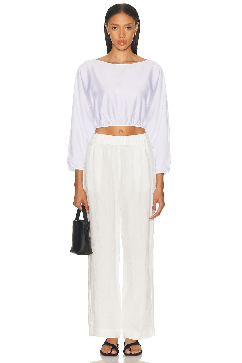 Yoko Long Sleeve Blouson Top - 4