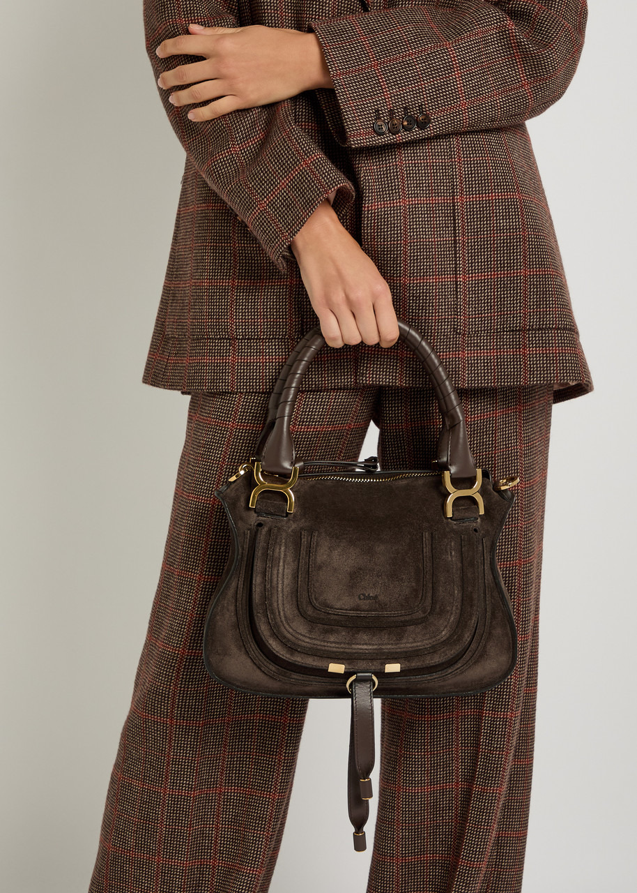 Chloe Marcie Small Suede Shoulder bag - 5