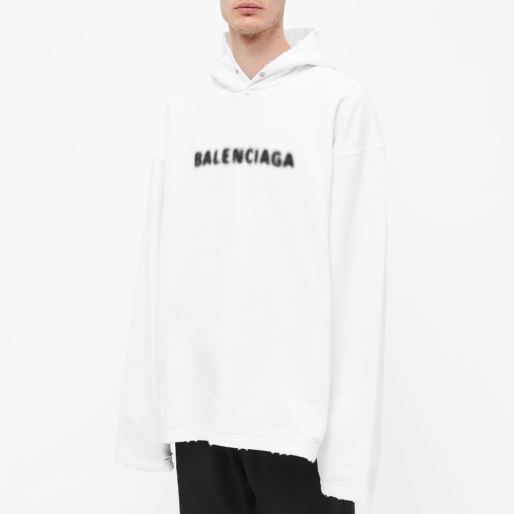 Balenciaga Blurred Logo Popover Hoody - 3