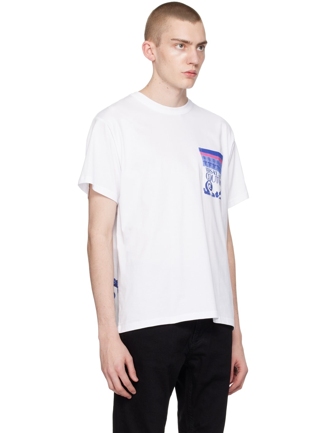 White Printed T-Shirt - 2