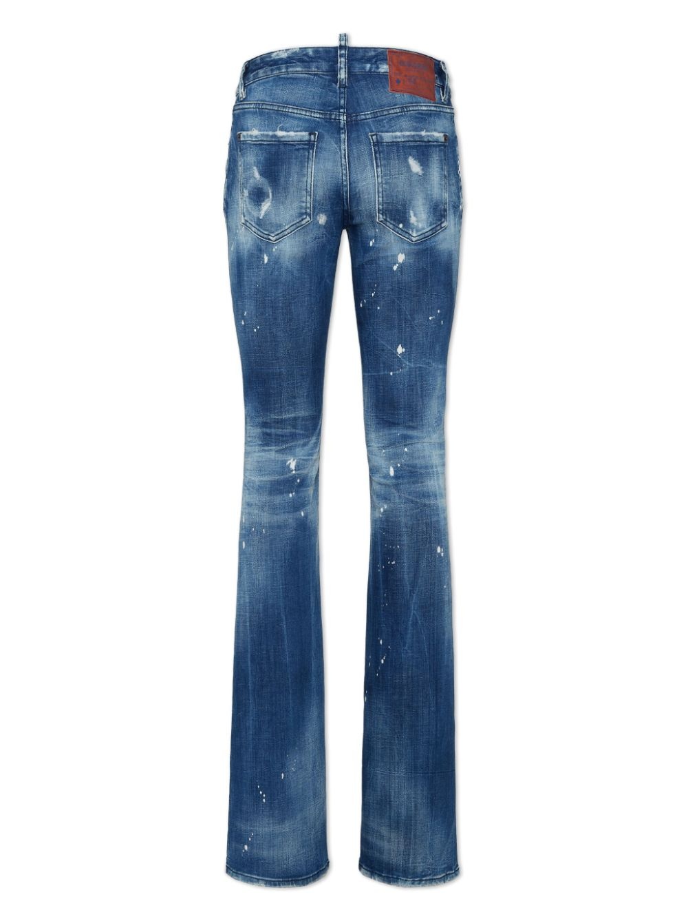 mid-rise flared jeans - 2