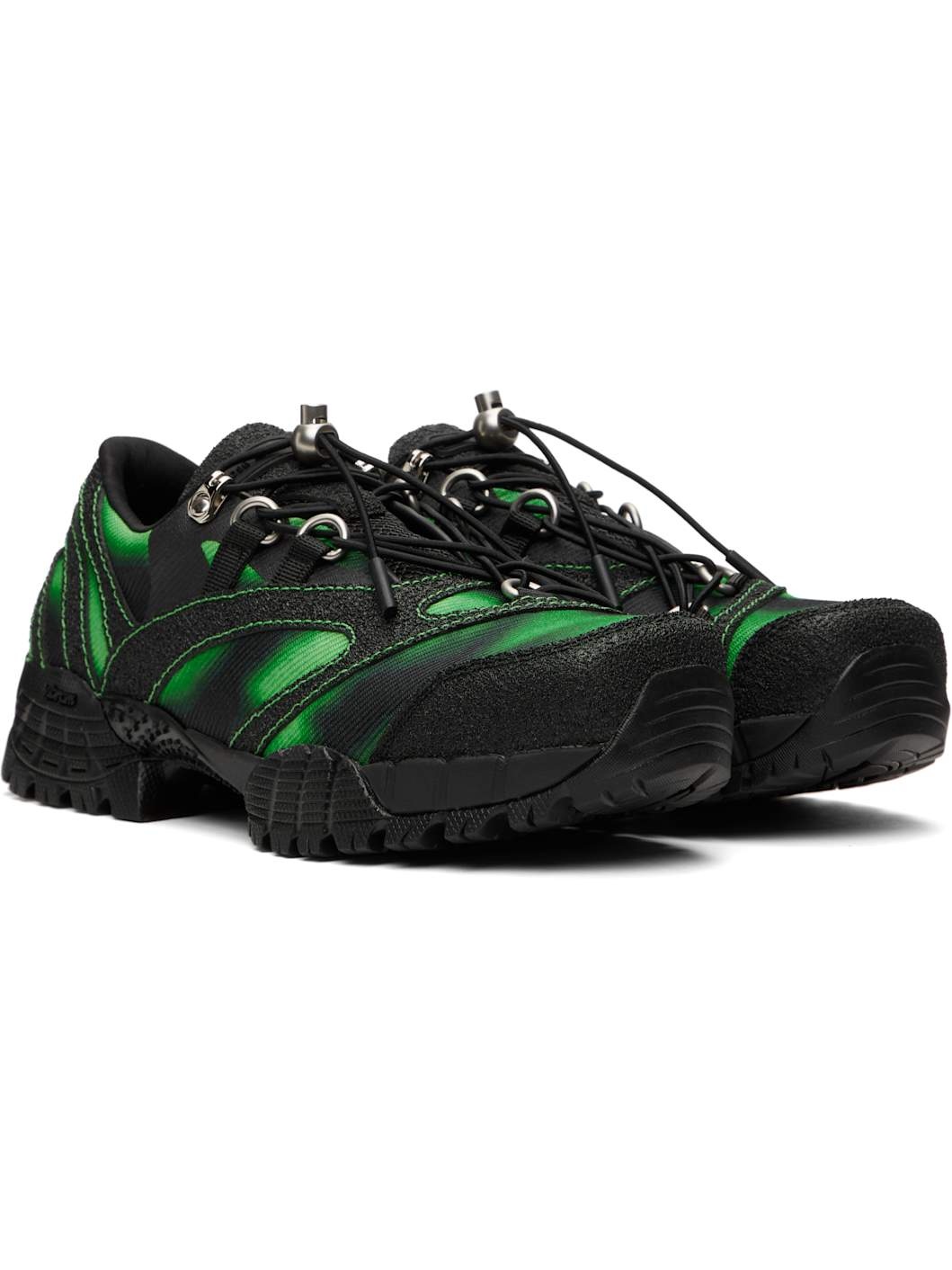 Green & Black SFUMATURA Sneakers - 4