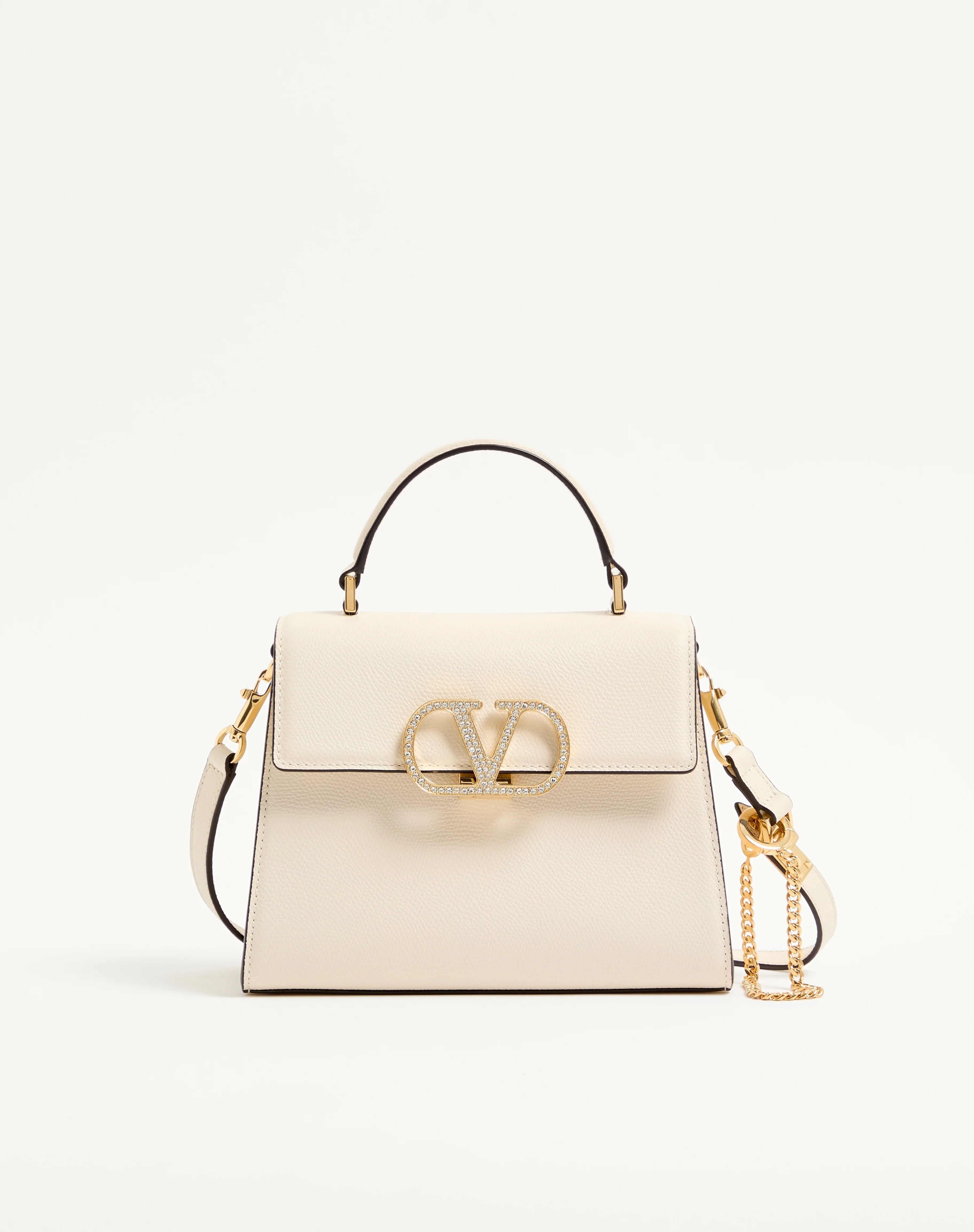 SMALL VSLING HANDBAG WITH JEWEL LOGO - 1