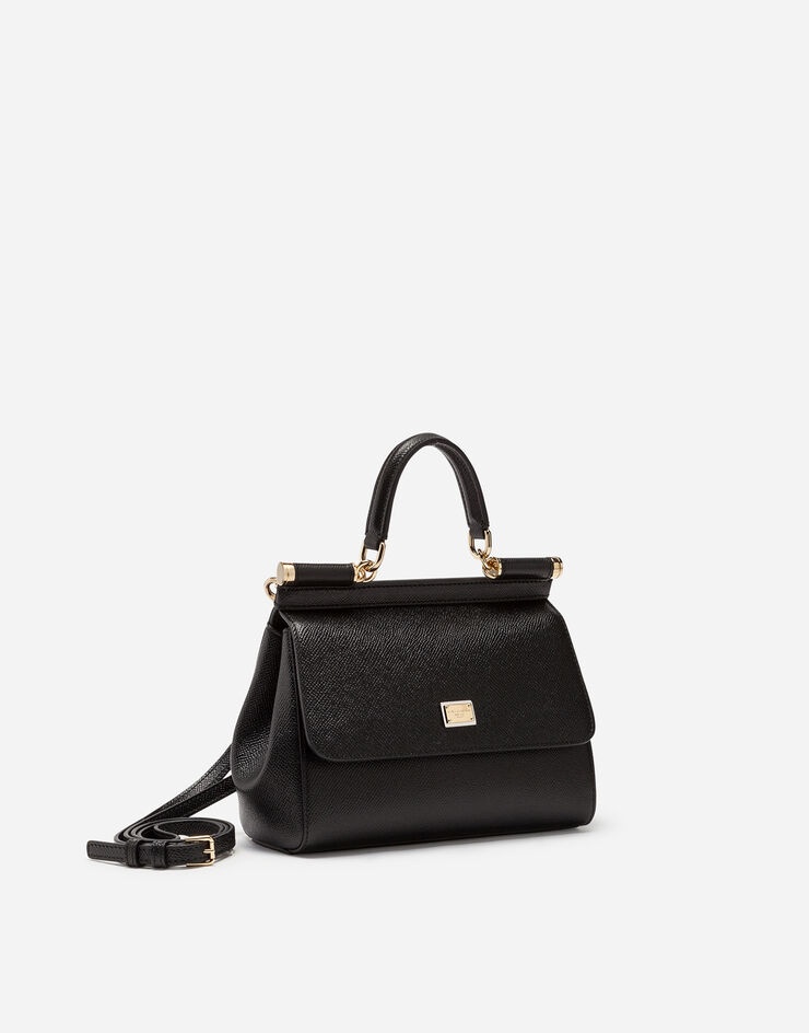 Small dauphine leather Sicily bag - 3