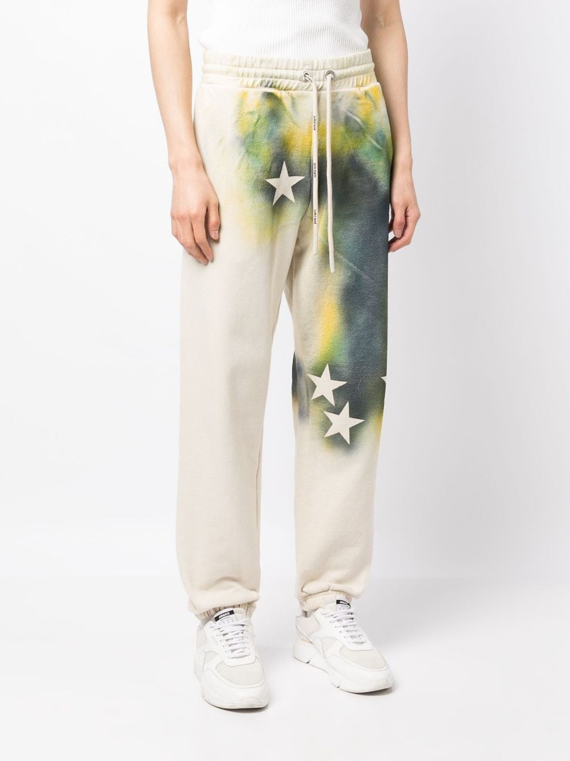 star-print cotton track pants 3