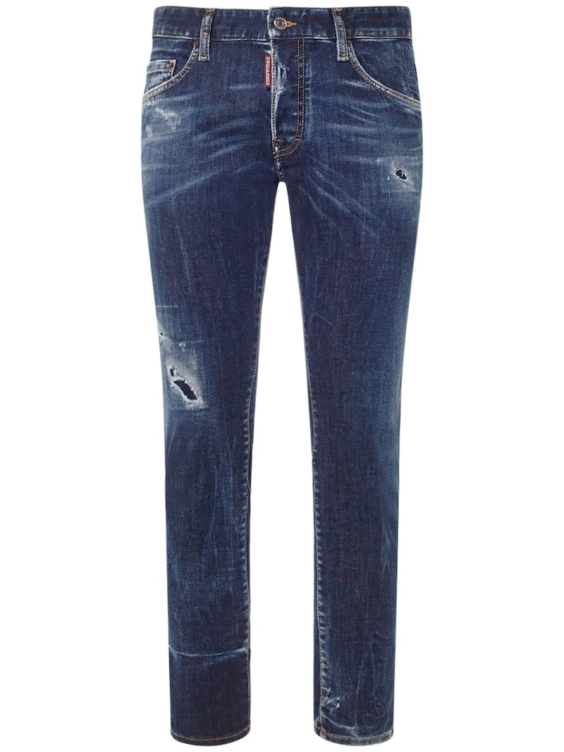 Skater stretch cotton denim jeans - 1