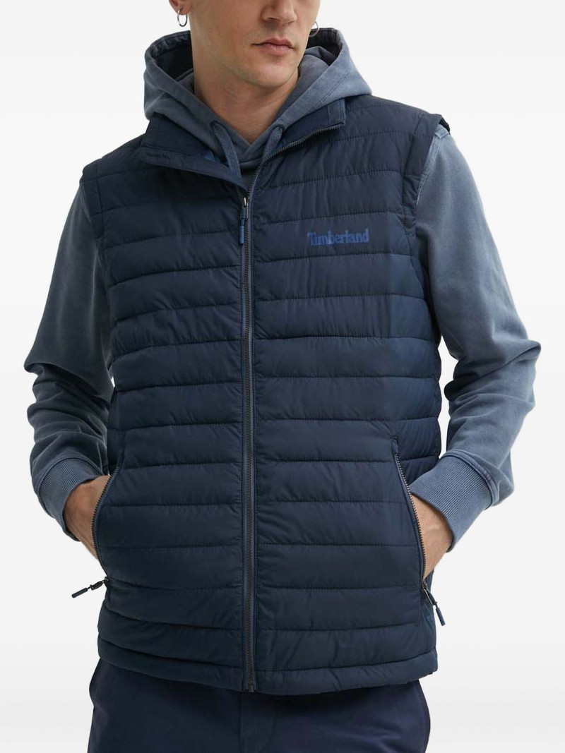padded zip gilet 1