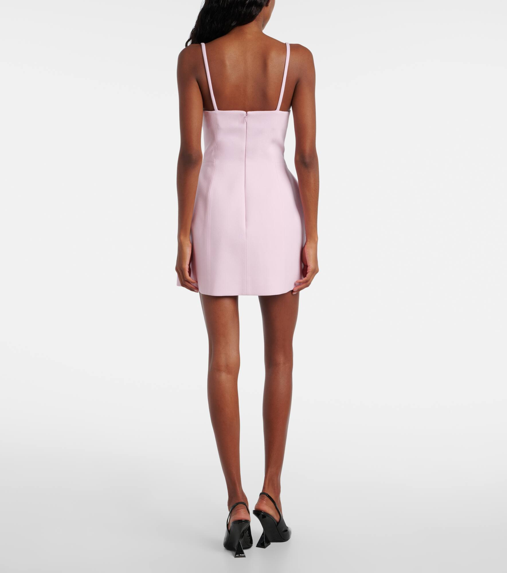 Embellished crêpe minidress - 3