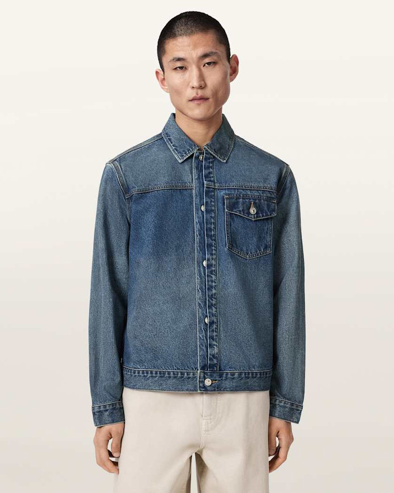 ALLSAINTS ROTH REGULAR FIT DENIM JACKET outlook